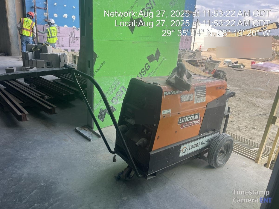 2020 Lincoln Electric Ranger 305 LPG Kohler Engine, One-Pak