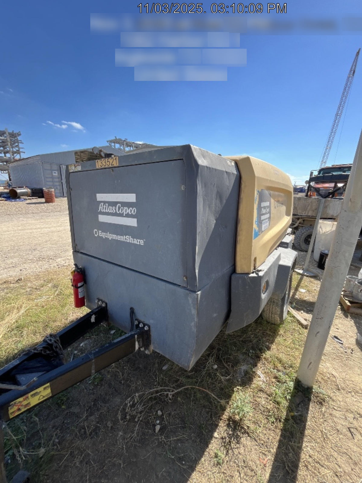 2020 ATLAS COPCO XATS 400 PFF