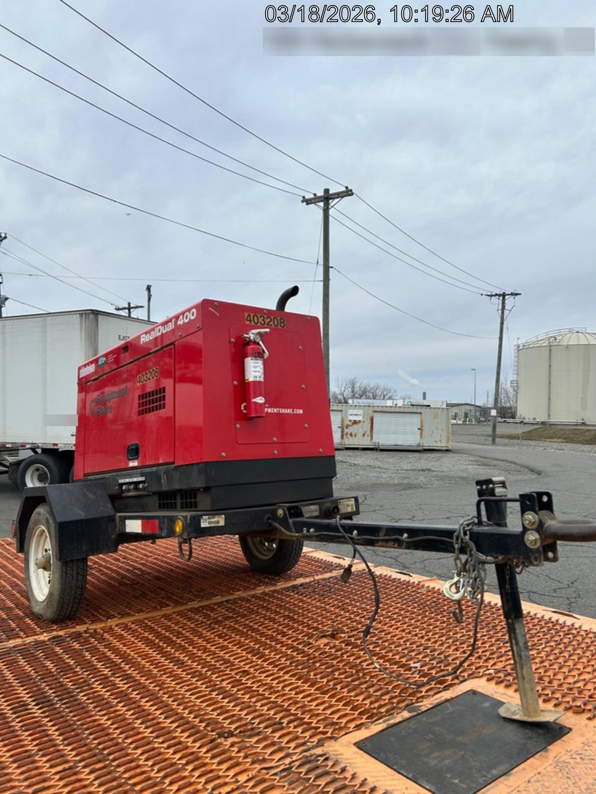 2024 Shindaiwa DGW400MDL Kubota D902 Engine, 23 HP, Dual Op Welder, Wire, Arc, Droop Stick, Tig, and CC Stick Functionality, Simulphase, 3 Phase and 1 Phase Gen Output, Single Axle NB Trlr, Slr Trckl Chrg 12V 12W, Fire Ext