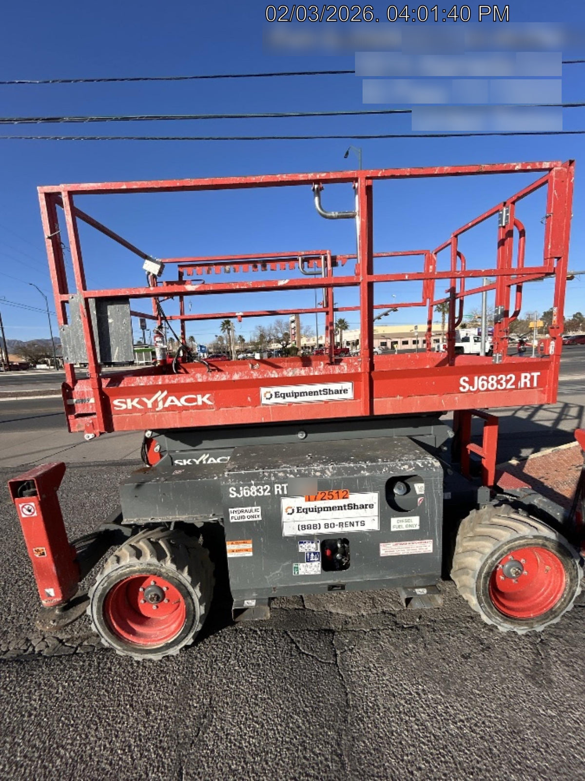 2021 SKYJACK SJ6832 RT