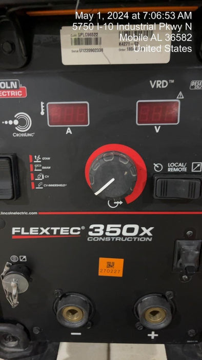 2022 LINCOLN ELECTRIC FLEXTEC 350X