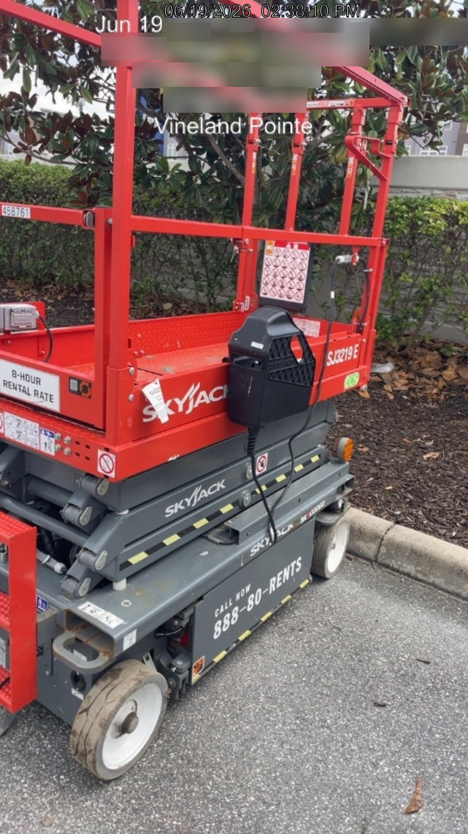 2024 Skyjack SJ3219 Electric Drive, Sld NM Tires, DBcns, RFRails, Power to Platform, T3 + Access Control