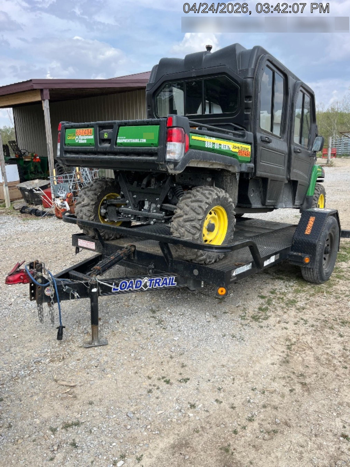 2022 LOADTRAIL Tilt-Deck Rental Trailer