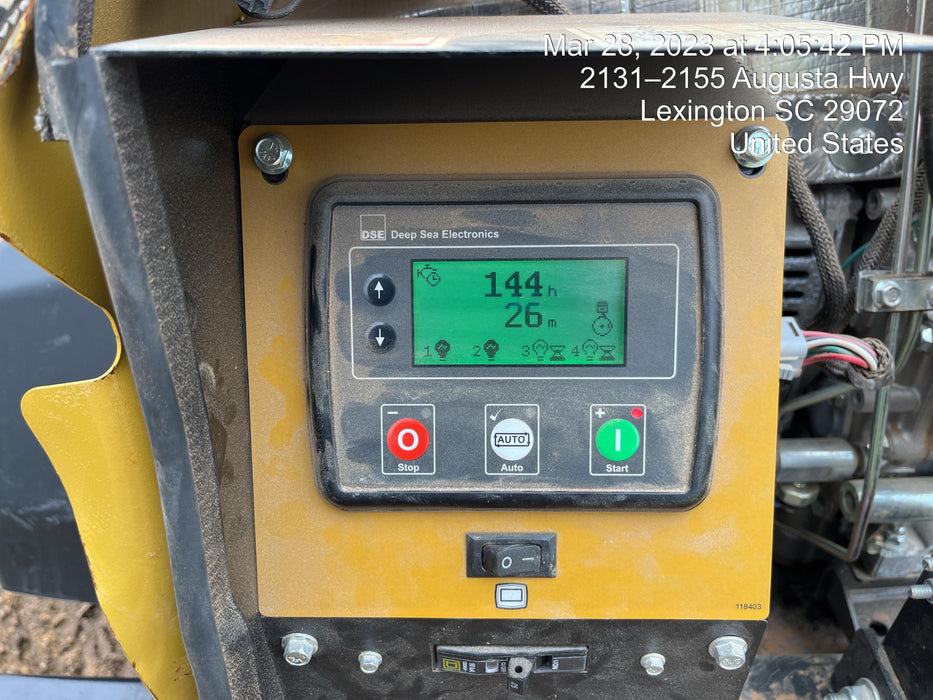 2022 Allmand NLV3GR (4) LED Light Fixture 350W, 23' Vertical Mast, 3kW Prime, Towable