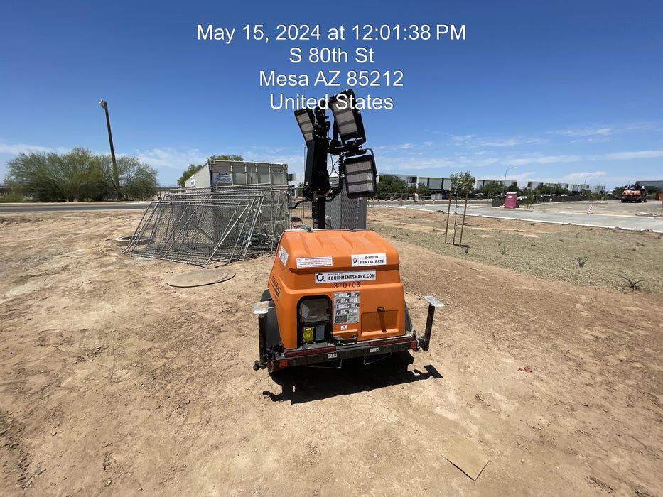 2023 Generac MLT2 Diesel, Flex Switch 120V Input, Powerzone Controller, 
(4) 320W LED Lights, 4kW Generator, 39.9 Gal Fuel Tank, 2" Ball, T3