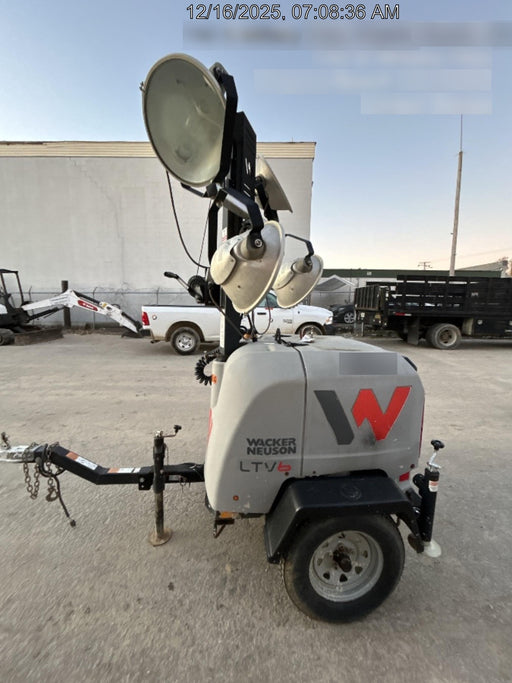 2018 Wacker Neuson LTV6L-MH Wacker Neuson LTV6L Mobile Light Tower w/Fuel Level Sensor Installed