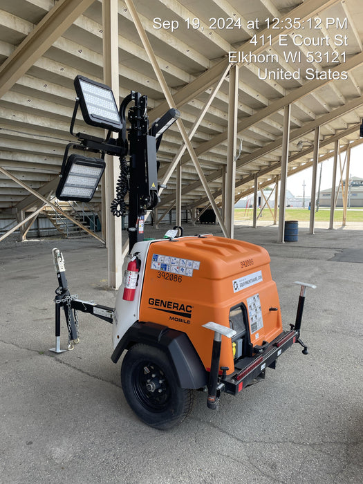 2023 Generac MLT2 Diesel, Flex Switch 120V Input, Powerzone Controller, 
(4) 320W LED Lights, 4kW Generator, 39.9 Gal Fuel Tank, 2" Ball, T3