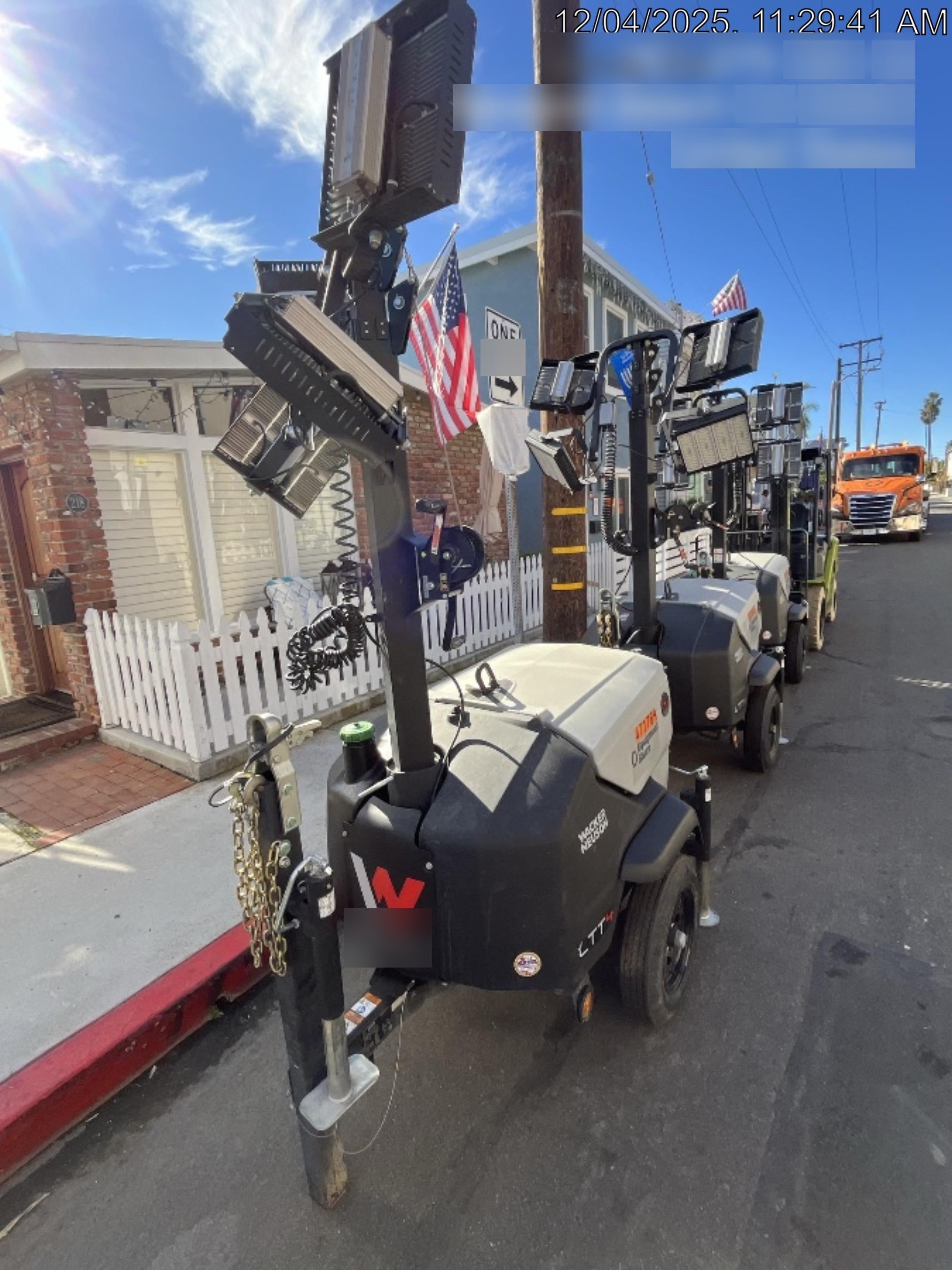 2024 Wacker Neuson LTT4 Diesel, Kohler KDW702, Deep Sea Controller, Auto Start, LED 320W, Bypass Outlet, T3