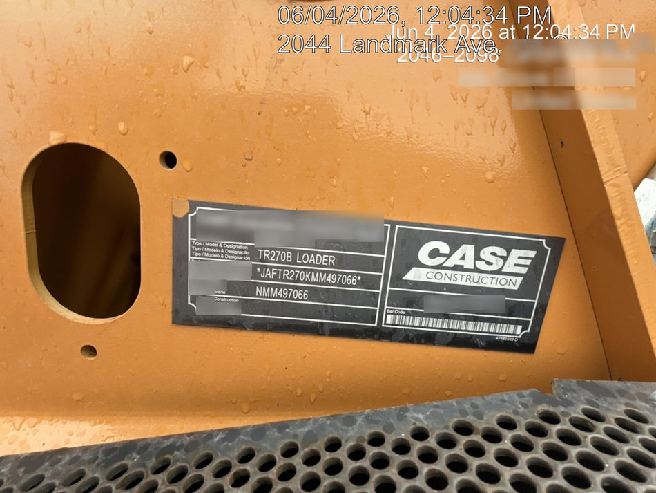 2021 CASE TR270B