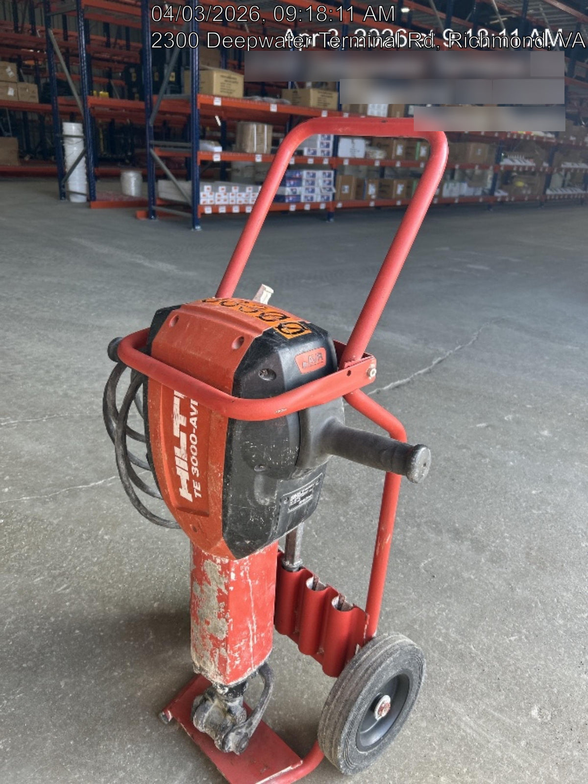 2021 HILTI TE 3000-AVR