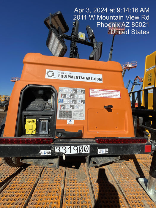 2023 Generac MLT2 Diesel, Flex Switch 120V Input, Powerzone Controller, (4) 320W LED Lights, 4kW Generator, 39.9 Gal Fuel Tank, 2" Ball, T3