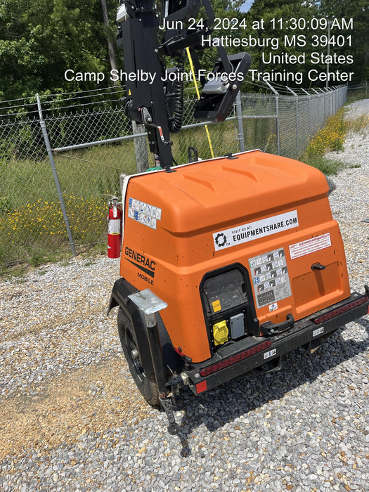 2023 Generac MLT2 Diesel, Flex Switch 120V Input, Powerzone Controller, 
(4) 320W LED Lights, 4kW Generator, 39.9 Gal Fuel Tank, 2" Ball, T3