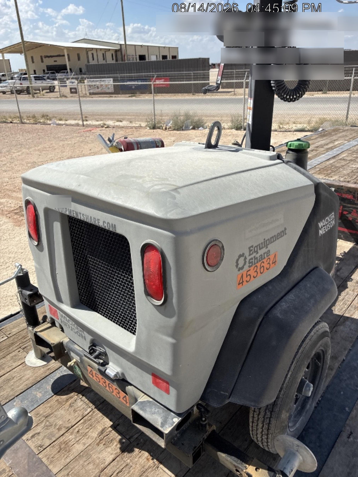 2024 Wacker Neuson LTT4 Diesel, Kohler KDW702, Deep Sea Controller, Auto Start, LED 320W, Bypass Outlet, T3