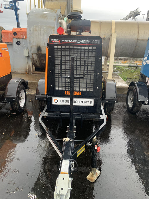 2021 Lincoln Electric Vantage 549X Ready Pak 3, ORANGE (includes trailer, cable rack, fender light kit)