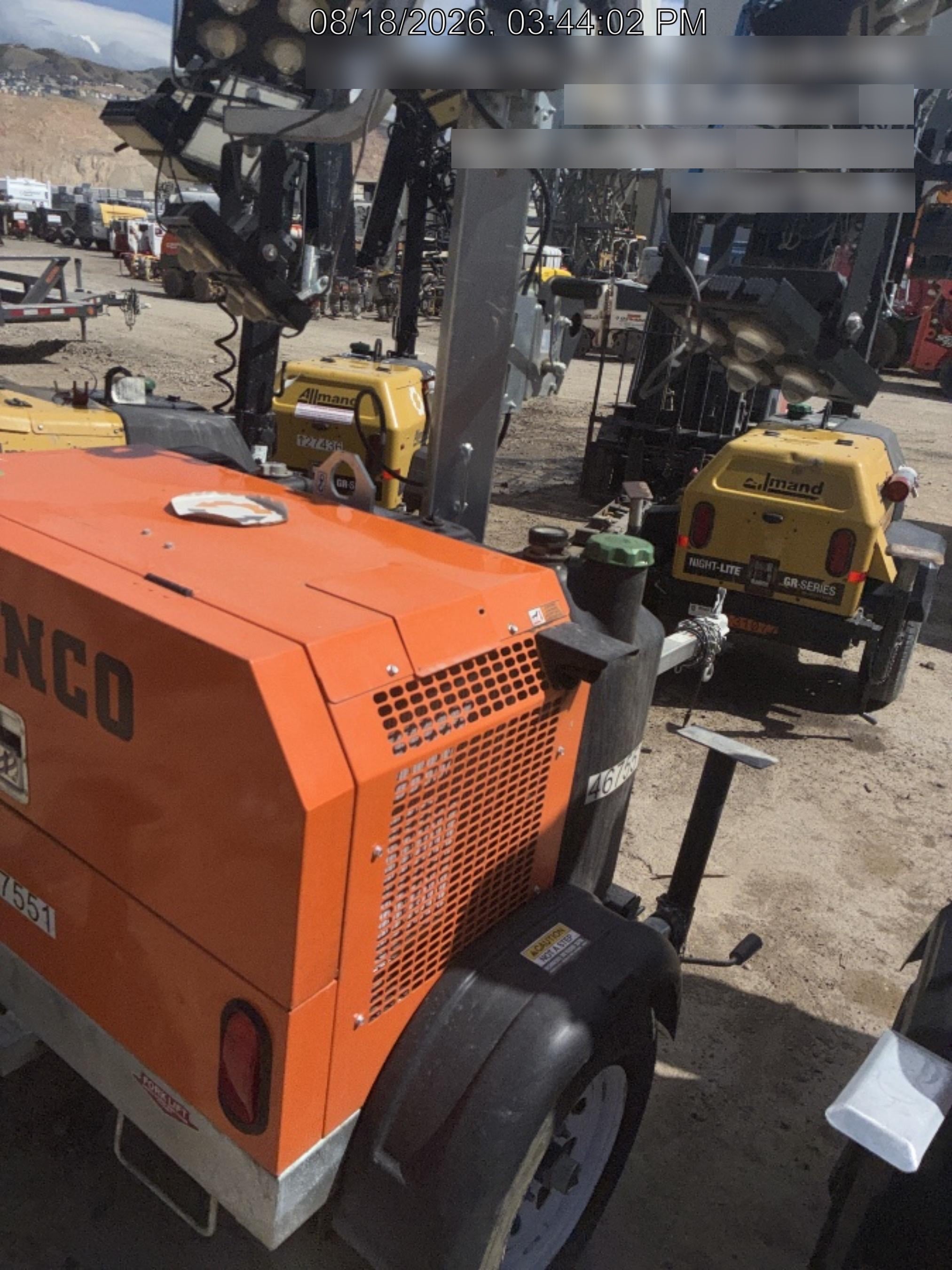 2024 Wanco WLTT-4MM4K Diesel, Deep Sea Controller, Shore Power Plug, Auto Start, (4) 350W LED Floodlights, 4kW Generator, 60 Gal Fuel Tank, 2" Ball, T3