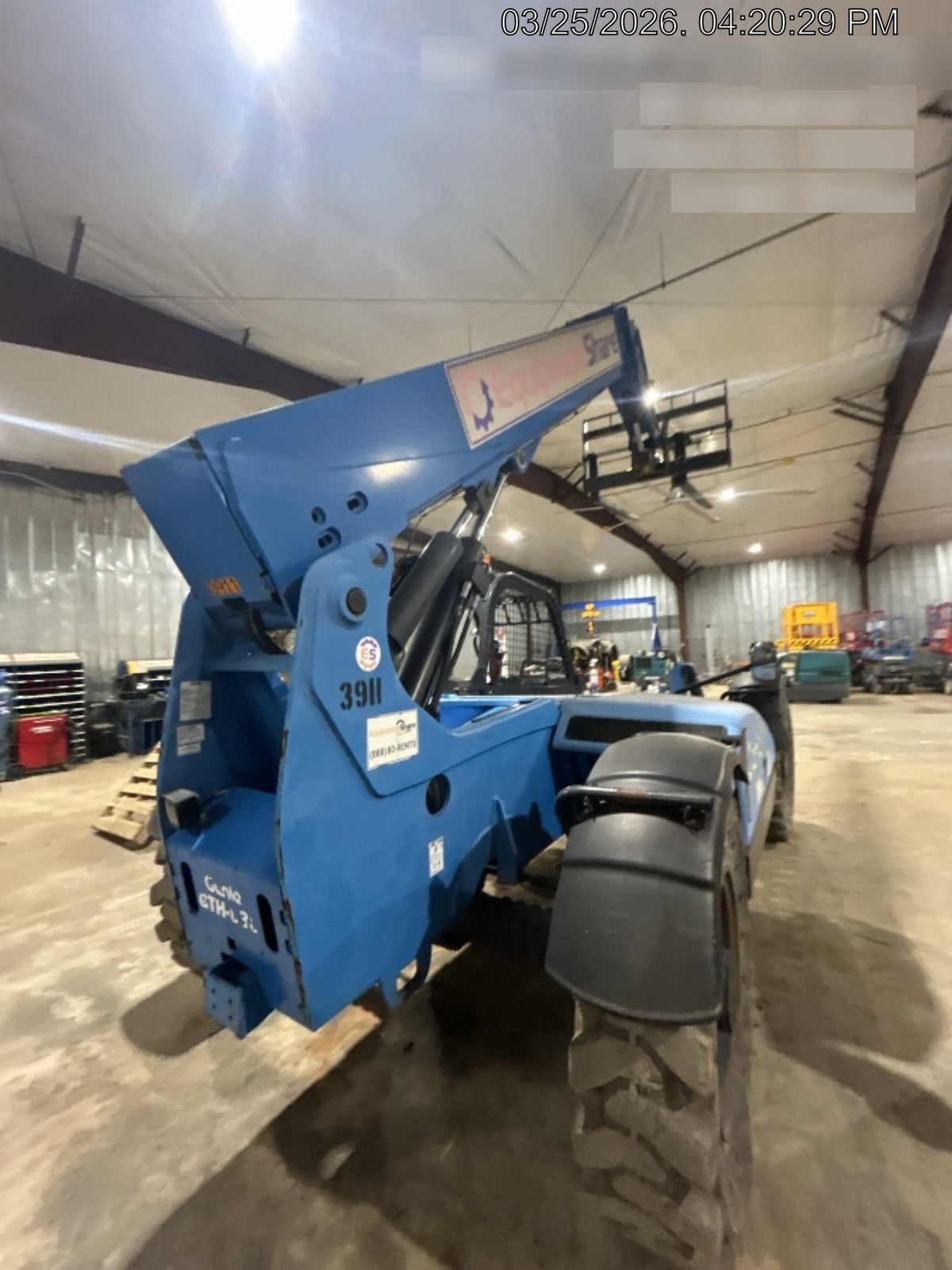 2017 Genie GTH-636 Genie GTH636, Foam Filled Tires, 48" carriage