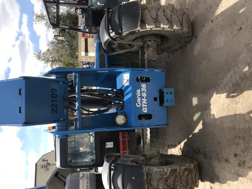 2019 Genie GTH-636 Genie GTH-636 w/Enclosed Cab w/HVAC, Work Lights, Solid Tires, Beacon, 48" Carriage and Forks