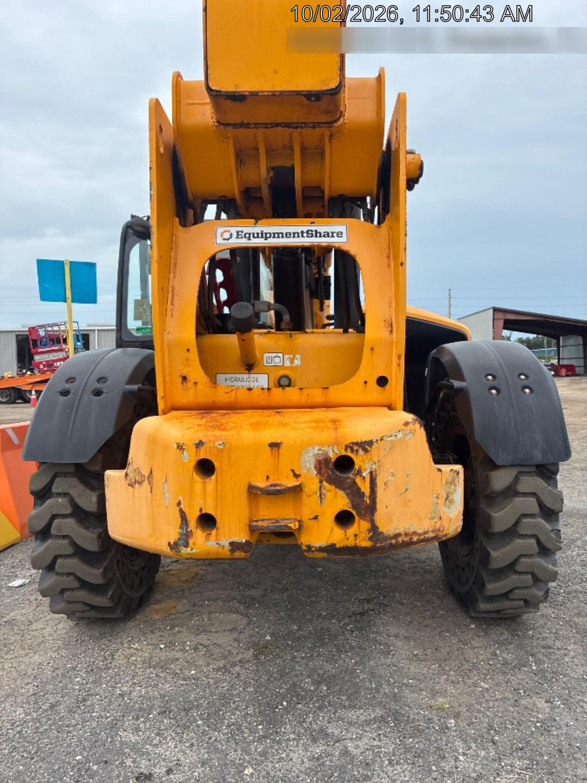 2020 JCB 510-56 Canopy, Solid Tires, Work Lights, Beacon, Aux Hydraulics, Back up Alarm, Lifting Eye, ES Decals