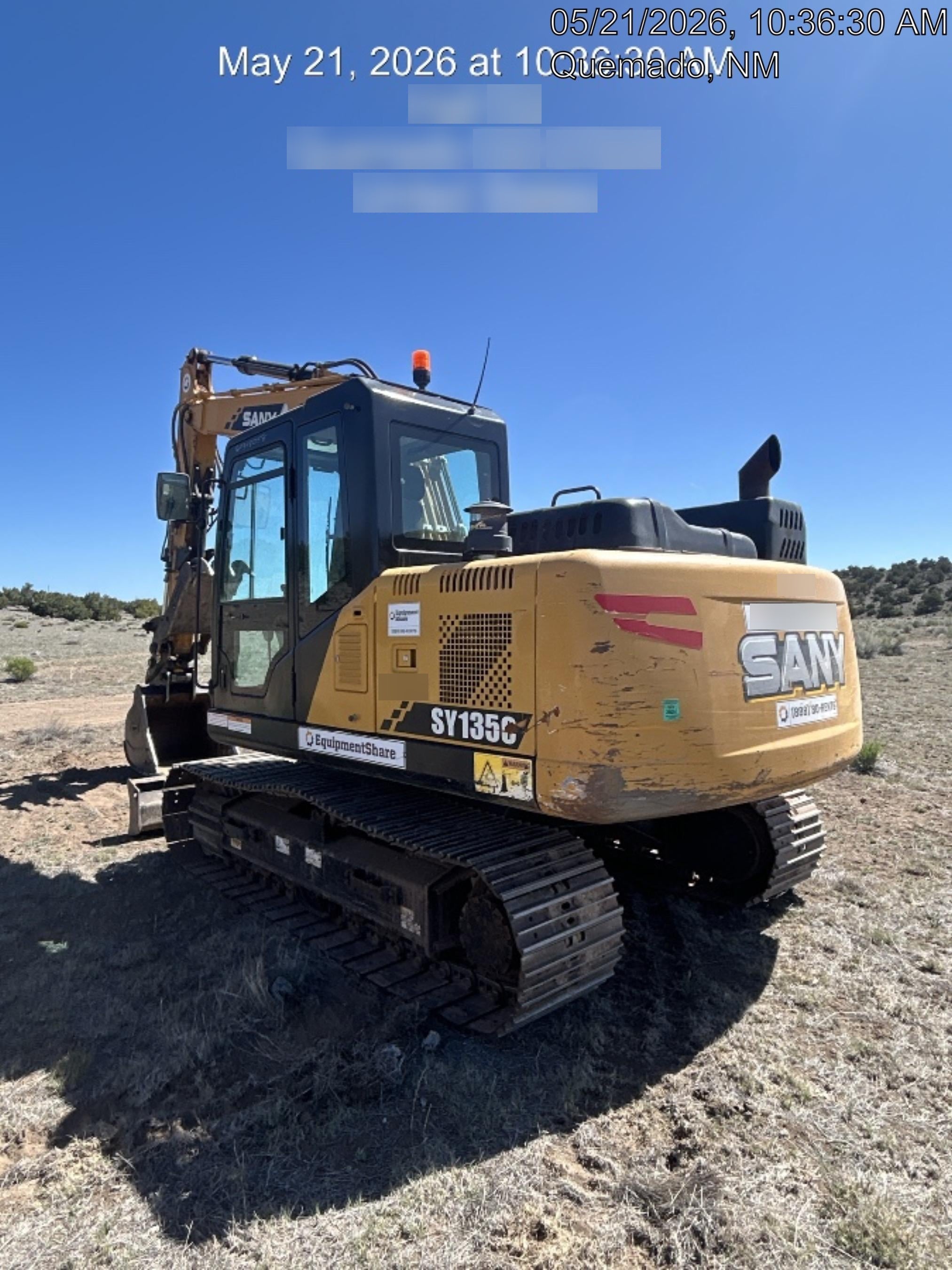 2018 SANY SY135C