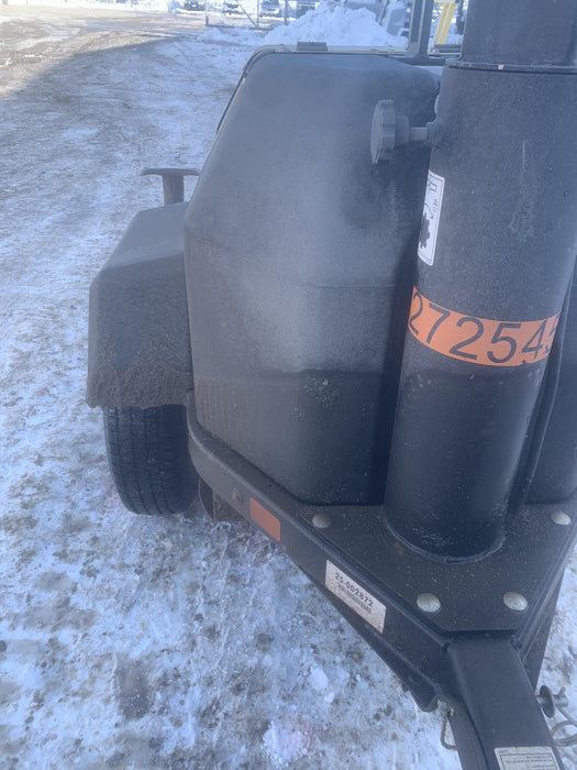 2022 Allmand NLV3GR (4) LED Light Fixture 350W, 23' Vertical Mast, 3kW Prime, Towable, ES Decals, T3