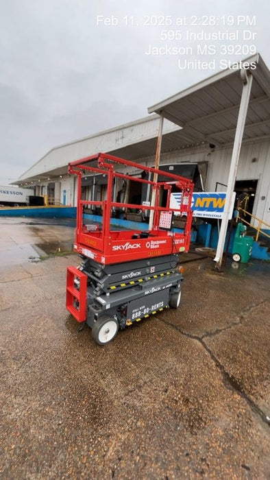 2024 Skyjack SJ3219 Electric Drive, Sld NM Tires, DBcns, RFRails, Power to Platform, T3 + Access Control
