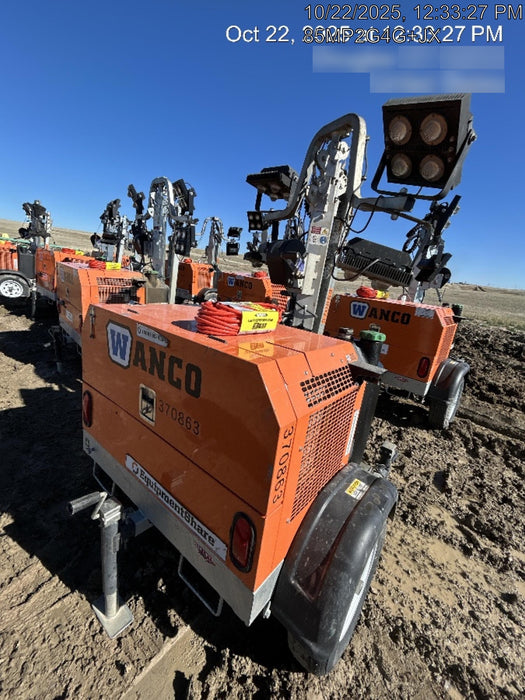 2023 Wanco WLTT-4MM4K Diesel, Deep Sea Controller, Shore Power Plug, Auto Start, (4) 350W LED Floodlights, 4kW Generator, 60 Gal Fuel Tank, 2" Ball, T3