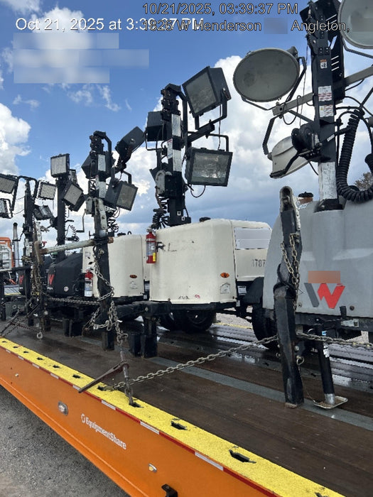 2018 Wacker Neuson LTV6L-MH Wacker Neuson LTV6L Towable Light Tower