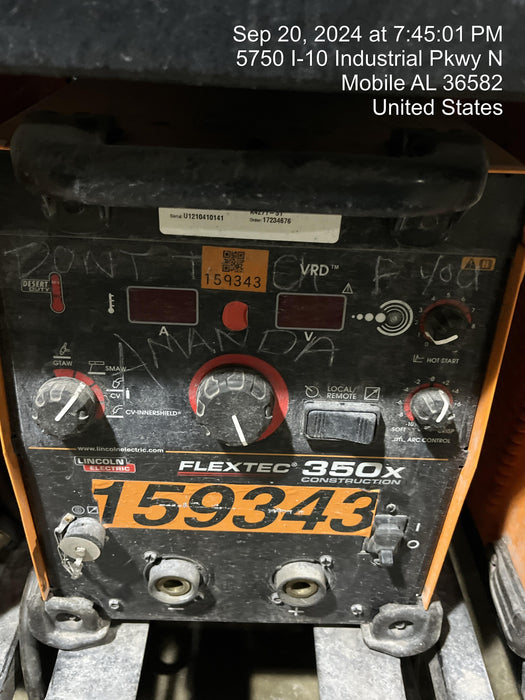 2021 LINCOLN ELECTRIC FLEXTEC 350X