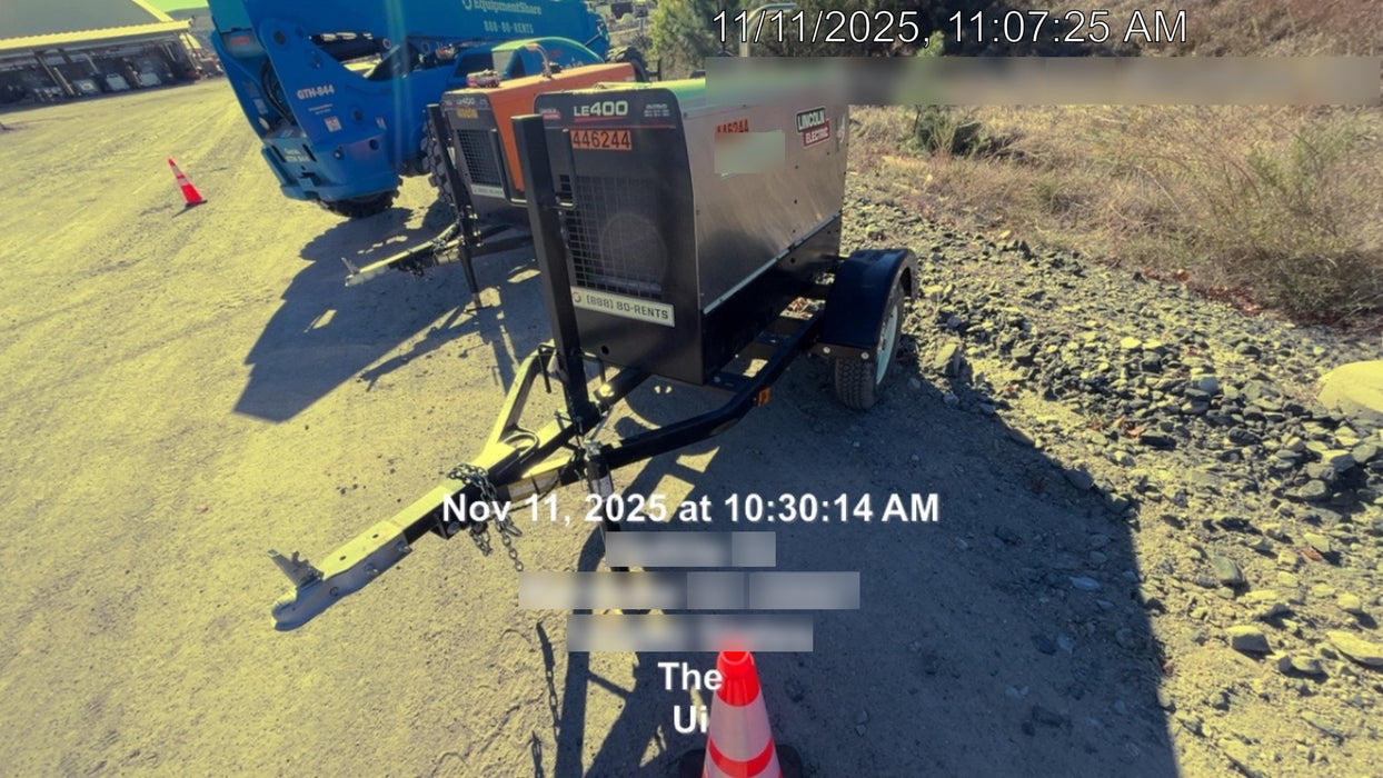 2024 Lincoln Electric LE400 Kubota V1505, Trlr, Cable Rack, Light Kit, ES Decals, T3