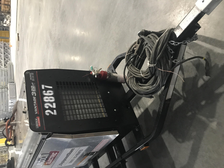 Lincoln Electric Vantage 322 Lincoln Vantage 322 Welder w/Trailer