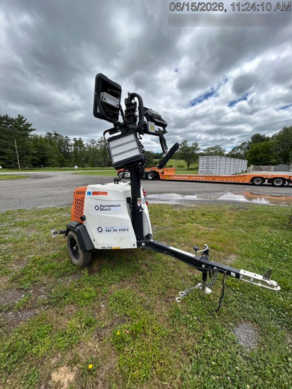2024 Generac MLT2 Diesel, Flex Switch 120V Input, Powerzone Controller, 
(4) 320W LED Lights, 4kW Generator, 39.9 Gal Fuel Tank, 2" Ball, T3
