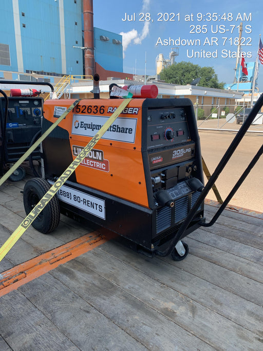 2021 Lincoln Electric Ranger 305 LPG LPG One-Pak (includes undercarriage, tank holder & tank strap) ORANGE