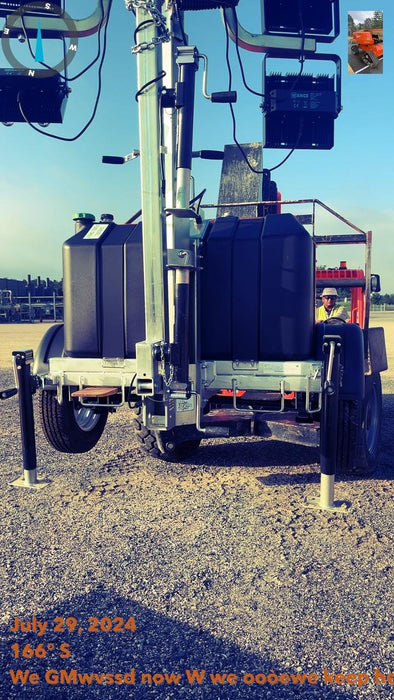 2024 Wanco WLTT-4MM4K Diesel, Deep Sea Controller, Shore Power Plug, Auto Start, (4) 350W LED Floodlights, 4kW Generator, 60 Gal Fuel Tank, 2" Ball, T3