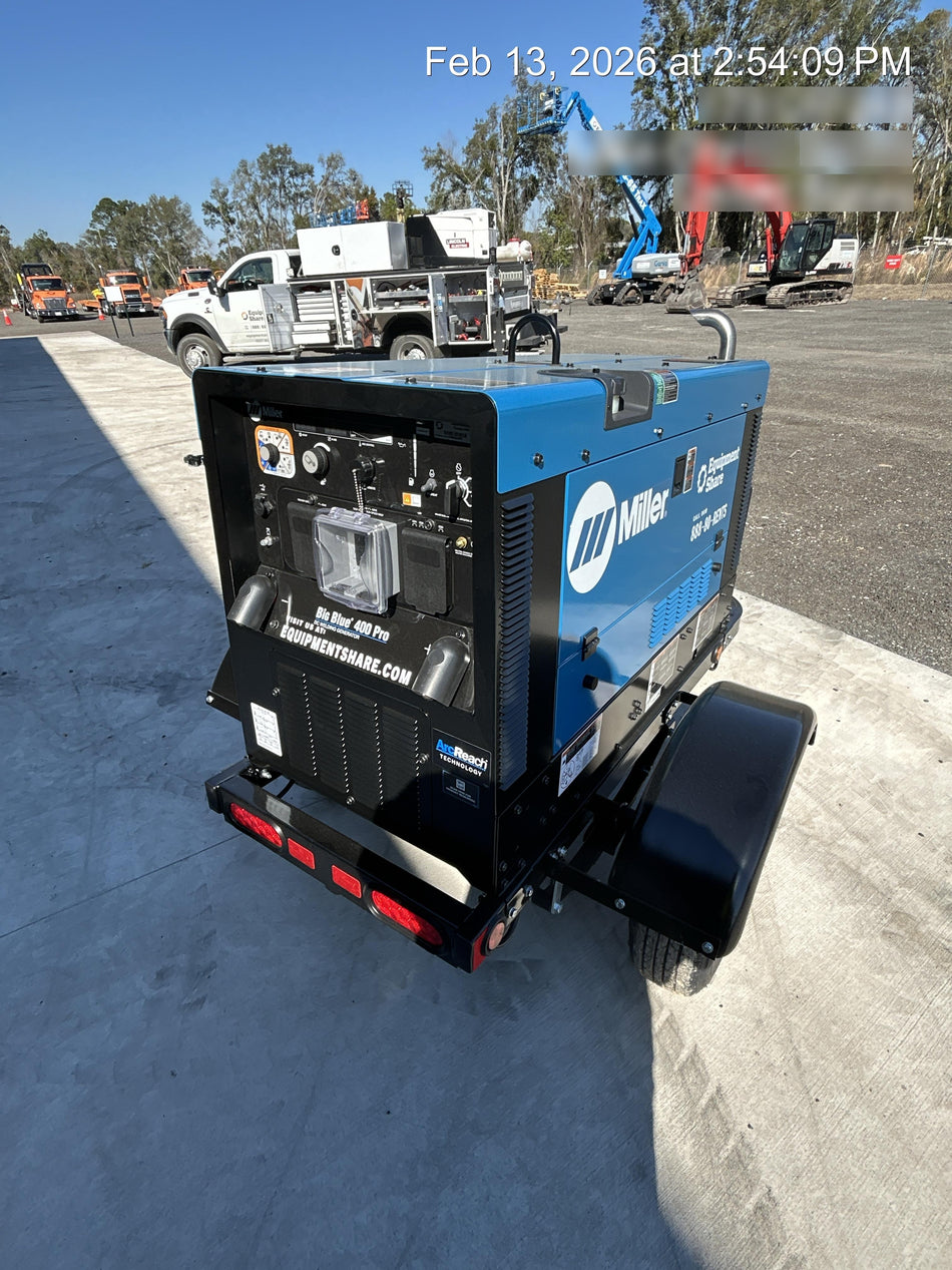 2026 MILLER ELECTRIC BIG BLUE 400