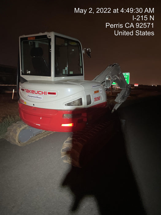 2021 TAKEUCHI TB260-CR