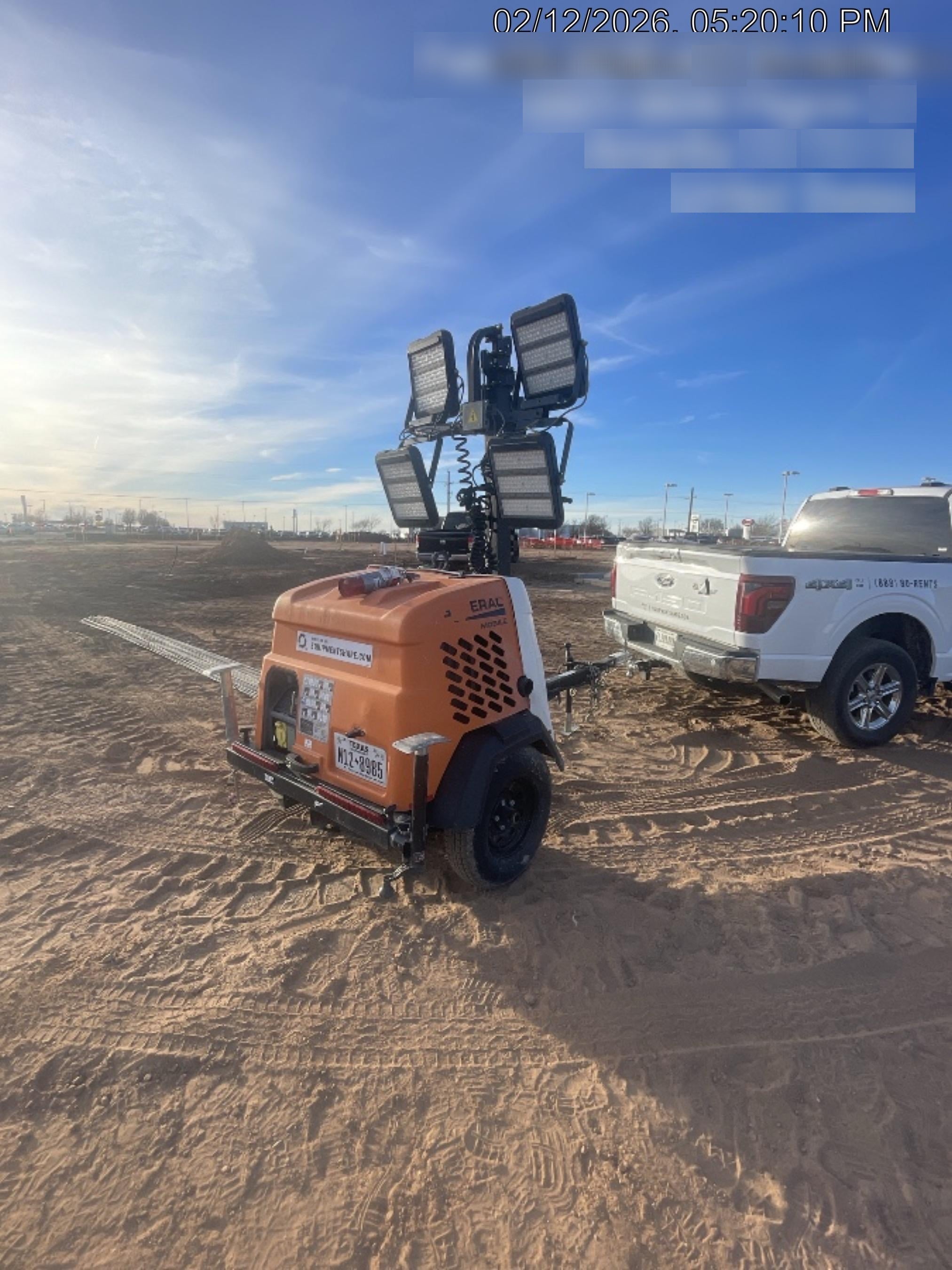 2023 Generac MLT2 Diesel, Flex Switch 120V Input, Powerzone Controller, 
(4) 320W LED Lights, 4kW Generator, 39.9 Gal Fuel Tank, 2" Ball, T3