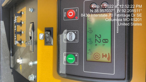 2022 Allmand NLV3GR (4) LED Light Fixture 350W, 23' Vertical Mast, 3kW Prime, Towable, ES Decals, T3