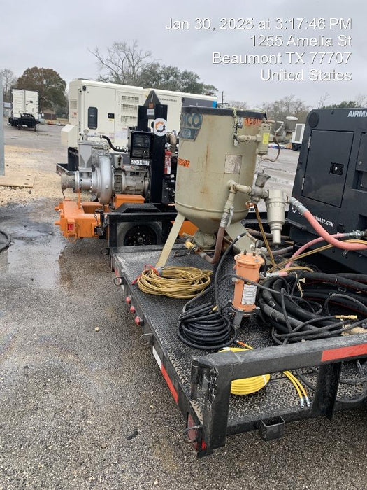 2024 TEXAS PRIDE TRAILERS 18'-20' Lowboy Sand Blasting Unit