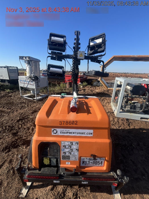 2023 Generac MLT2 Diesel, Flex Switch 120V Input, Powerzone Controller, 
(4) 320W LED Lights, 4kW Generator, 39.9 Gal Fuel Tank, 2" Ball, T3