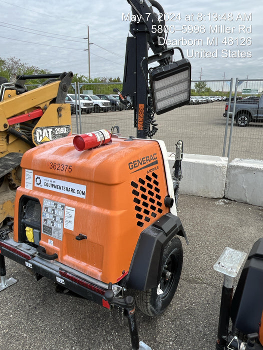 2023 Generac MLT2 Diesel, Flex Switch 120V Input, Powerzone Controller, 
(4) 320W LED Lights, 4kW Generator, 39.9 Gal Fuel Tank, 2" Ball, T3