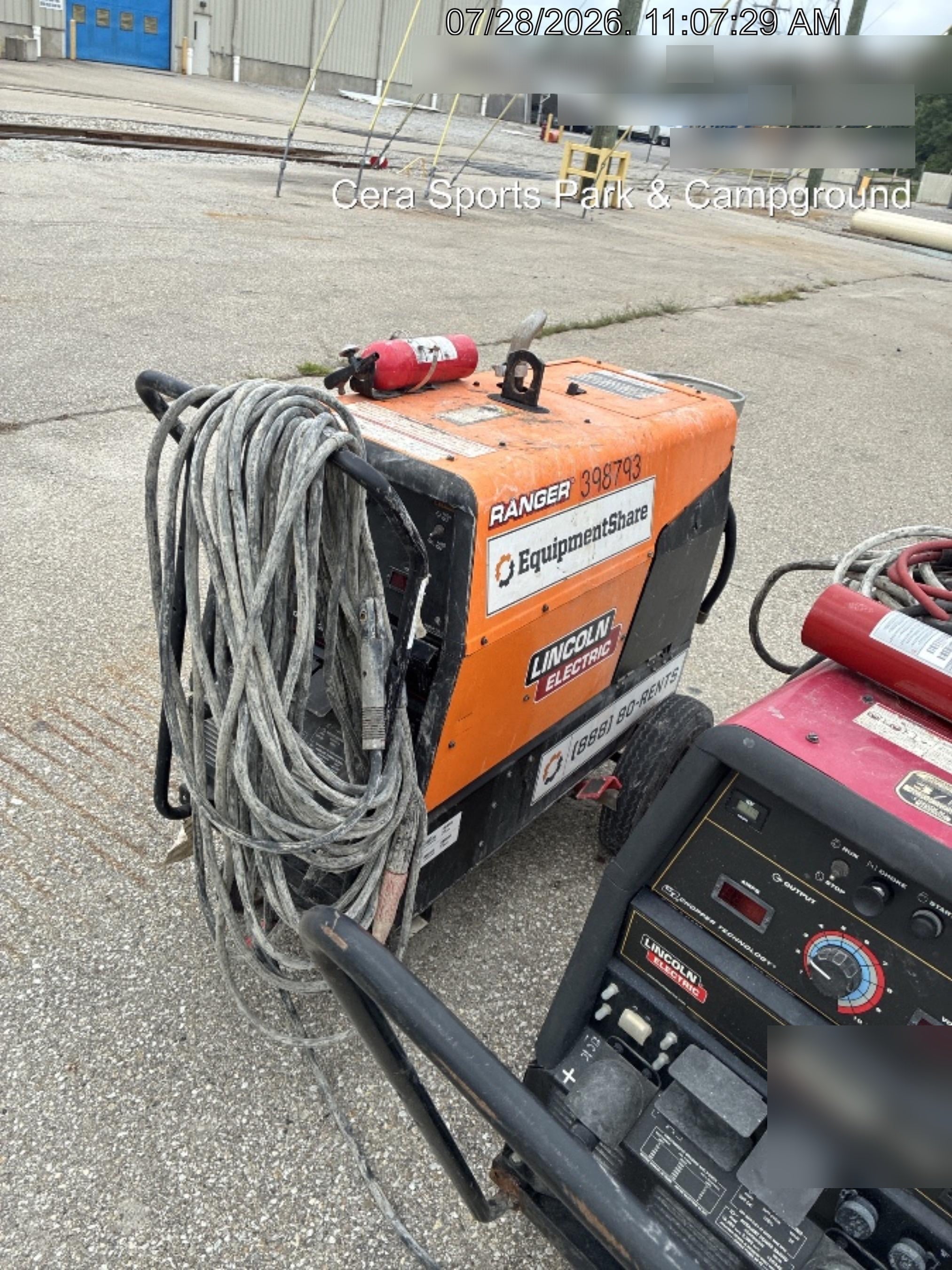 2024 Lincoln Electric Ranger 305 LPG Ranger 305 LPG, Undercarriage, Tank Holder & Strap, 10kw AC Gen, 25hp Kohler LPG Eng