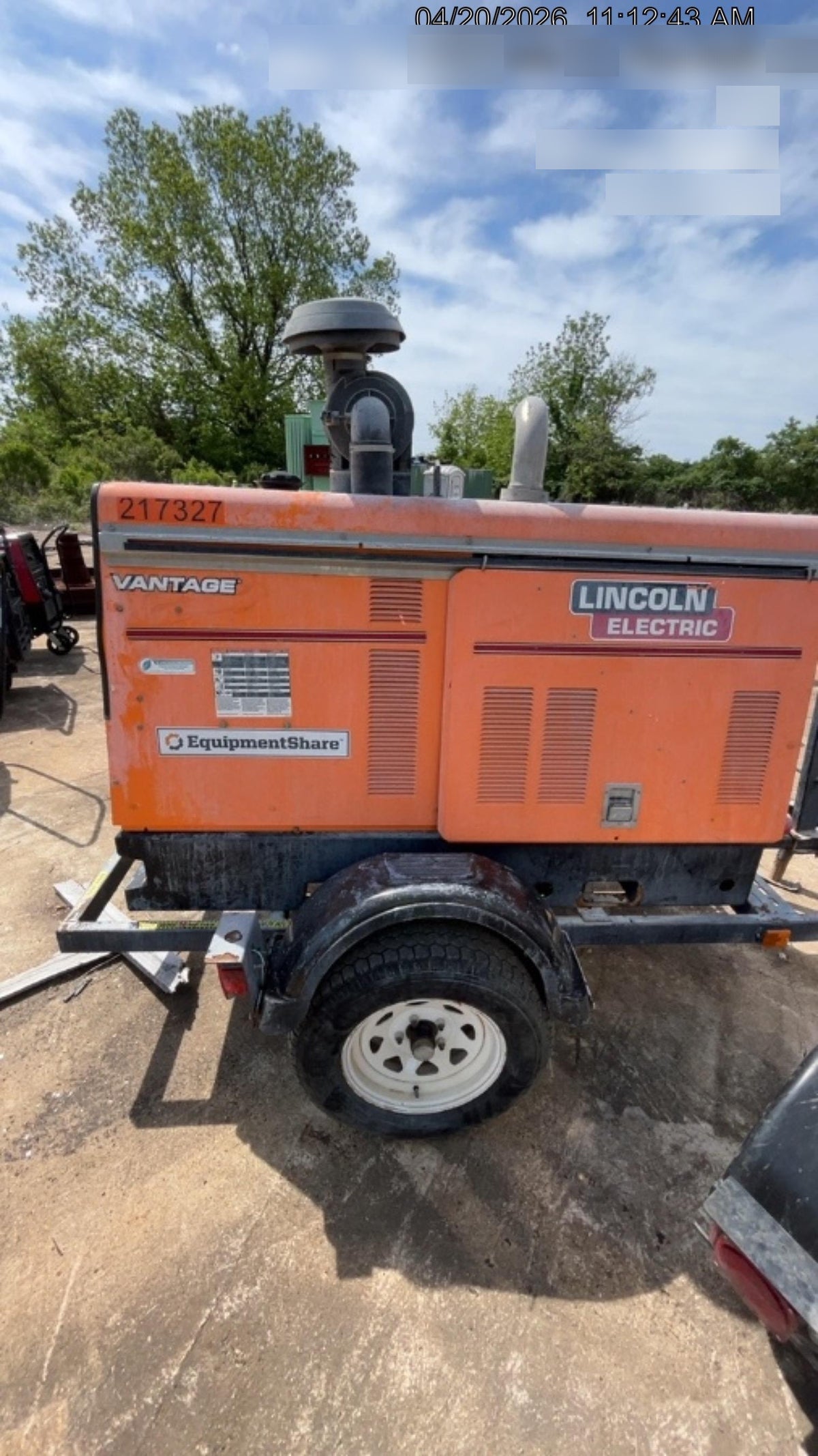 2022 Lincoln Electric Vantage 549X VANTAGE 549X READY-PAK 3