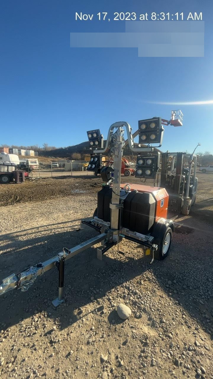 2023 Wanco WLTT-4MM4K Diesel, Deep Sea Controller, Shore Power Plug, Auto Start, (4) 350W LED Floodlights, 4kW Generator, 60 Gal Fuel Tank, 2" Ball, T3
