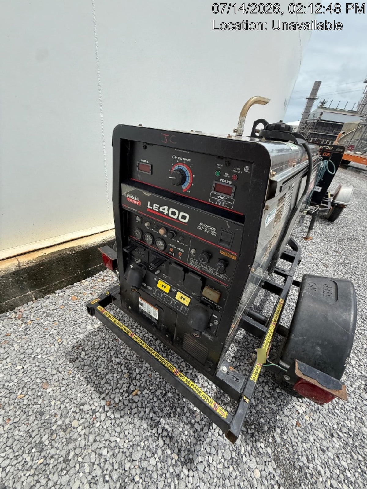 2024 Lincoln Electric LE400 Kubota V1505, Trlr, Cable Rack, Light Kit, ES Decals, T3
