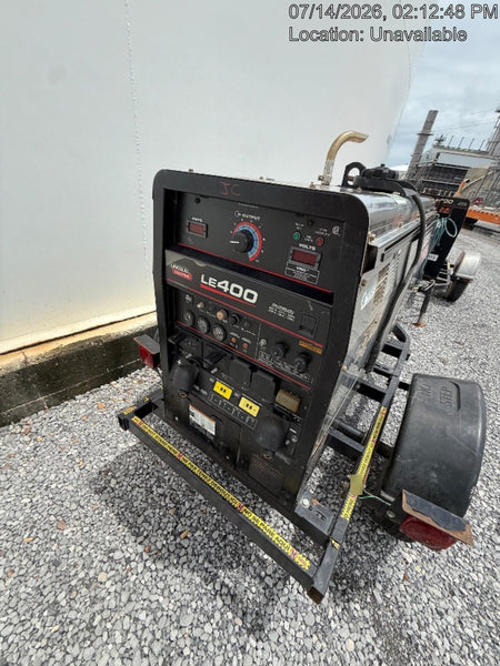 2024 Lincoln Electric LE400 Kubota V1505, Trlr, Cable Rack, Light Kit, ES Decals, T3