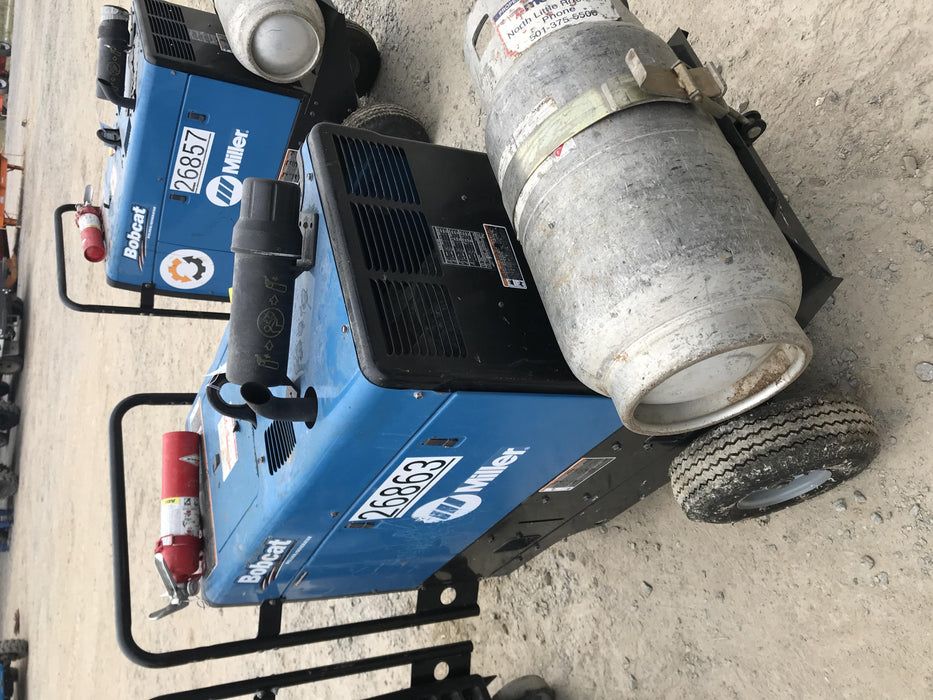 2019 Miller Electric BOBCAT 250 LP/Propane, Running Gear, Tank Bracket, Hose