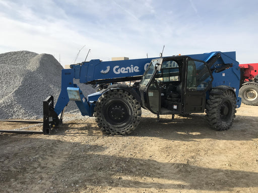 2018 Genie GTH-1056 Genie GTH-1056 w/Enclosed Cab w/HVAC, Work Lights, Solid Tires, Beacon, 60" Carriage and Forks