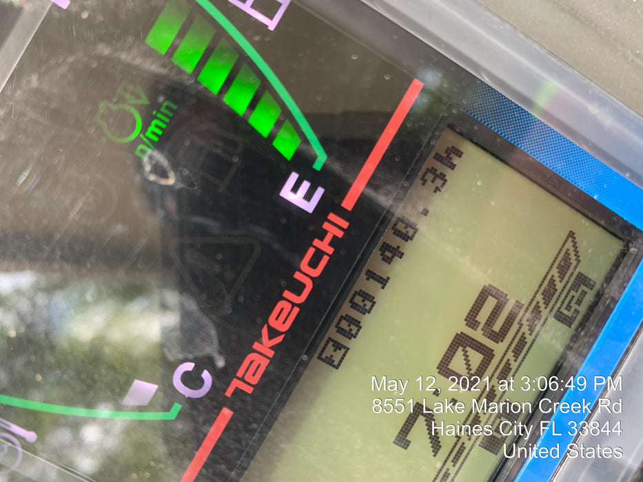 2020 Takeuchi TB235-2R Canopy, Rubber Tracks, Manual TAG QC