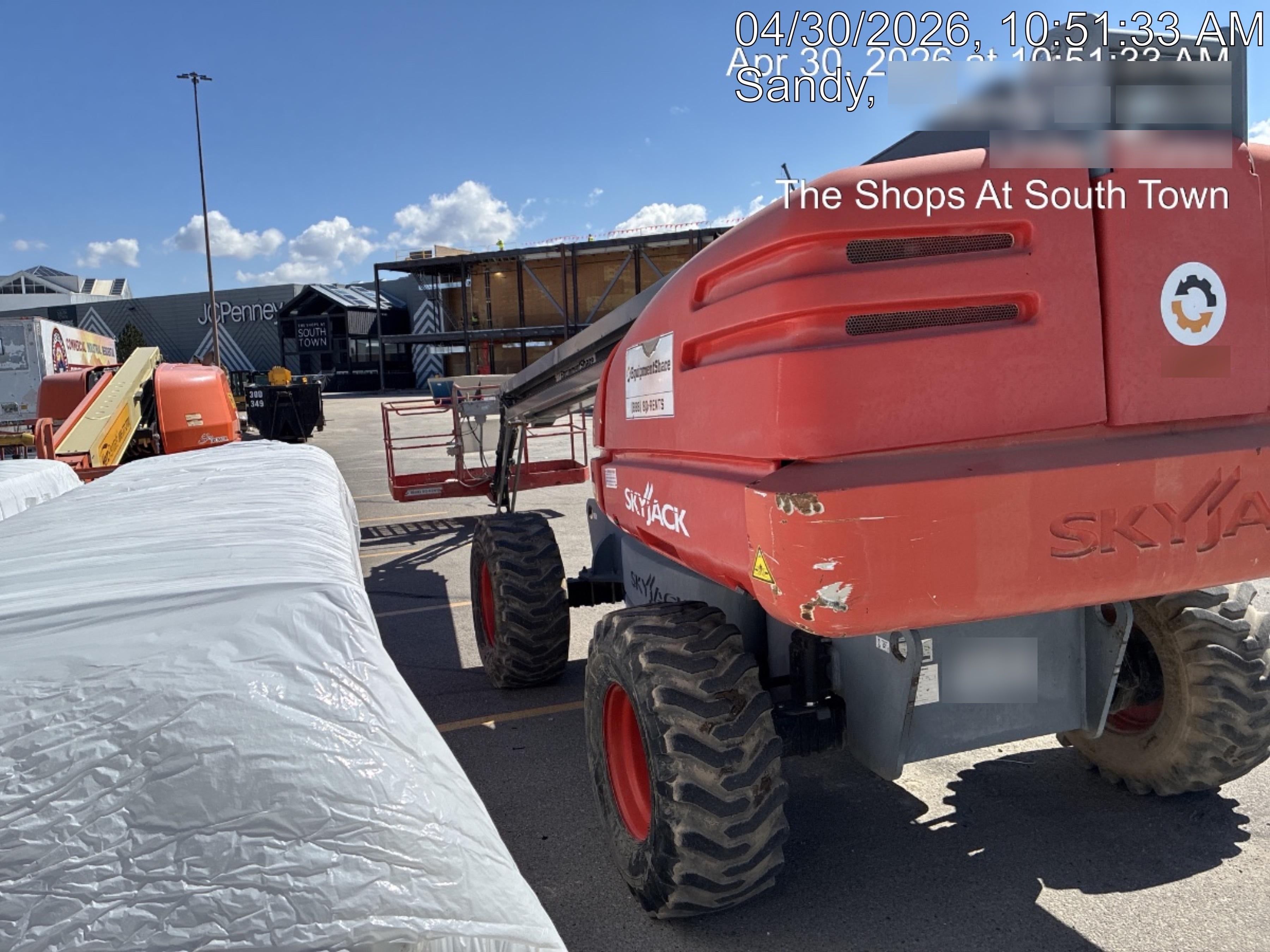 2019 Skyjack SJ66T Diesel, Foam Filled Tires, Welder Ready Package, Beacon