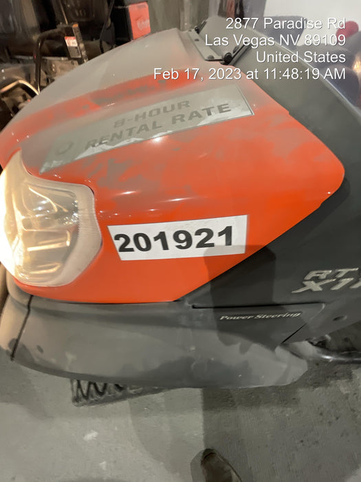 2022 Kubota RTV-X1140W-H Plastic Canopy, Windshield Acrylic Clear, LED Strobe Light, Wire Harness Kit, Back up Alarm